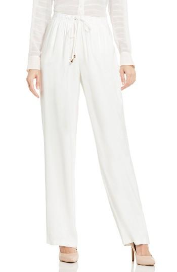 Women's Vince Camuto Drawstring Wide Leg Pants - White