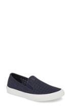 Women's Sperry Seaside Nautical Perforated Slip-on Sneaker M - Blue