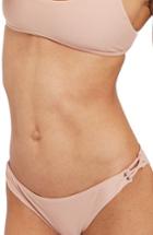 Women's Topshop Lace-up Bikini Bottoms Us (fits Like 0) - Beige