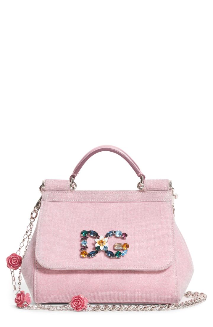 Dolce & Gabbana Mini Miss Sicily Metallic Satchel -