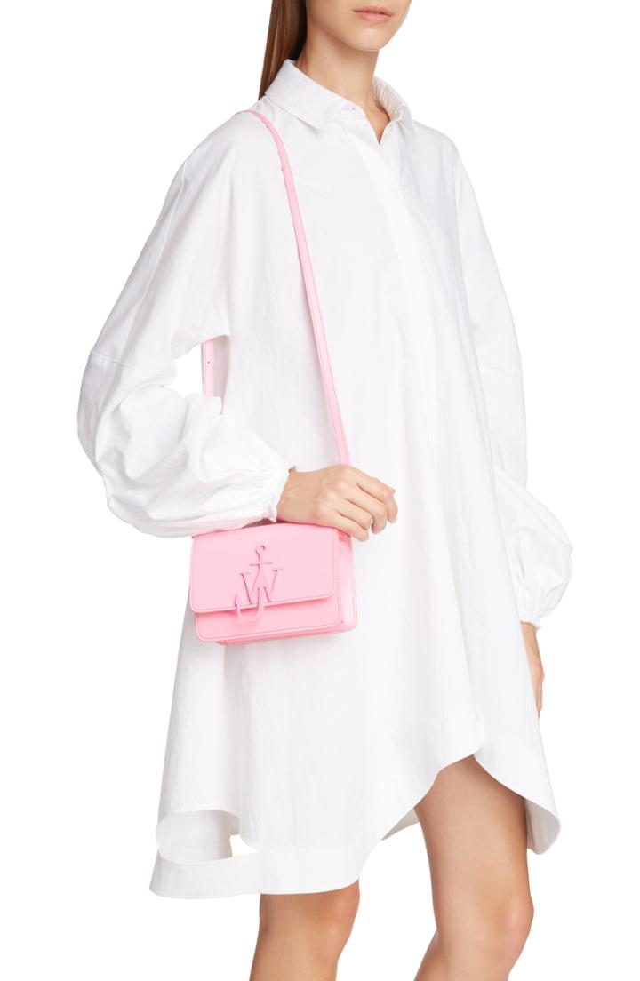 Jw Anderson Logo Leather Crossbody Bag -