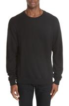 Men's John Elliott Raglan Crewneck Sweatshirt - Black