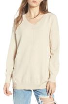 Women's Dreamers By Debut Exposed Seam Sweater - Beige
