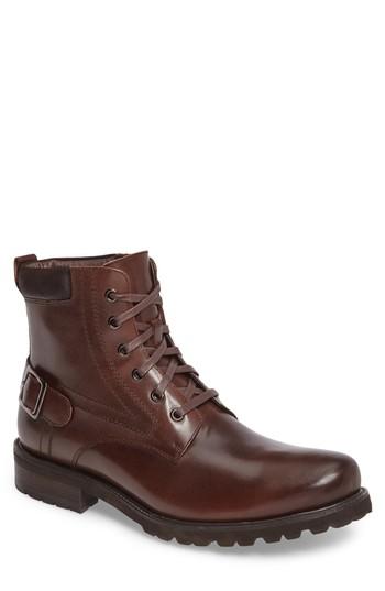 Men's Zanzara Keller Plain Toe Boot .5 M - Brown