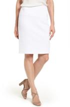 Women's Boss Madea Textured Jersey Pencil Skirt R - White