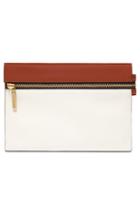 Victoria Beckham Small Zip Leather Pouch -