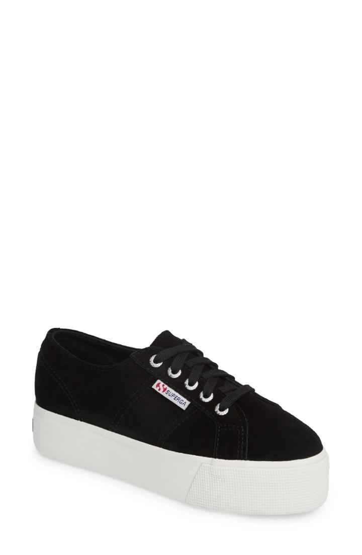 Women's Superga 2790 Platform Sneaker .5us / 39.5eu - Black