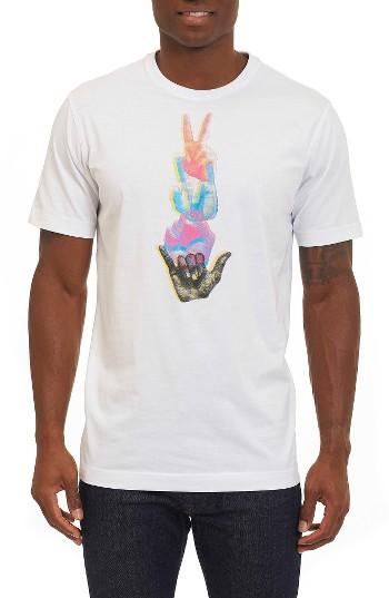 Men's Robert Graham Hand Signs Graphic T-shirt