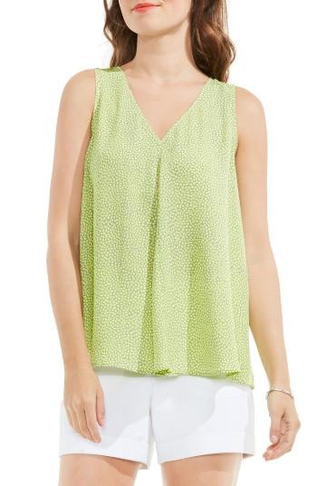 Women's Vince Camuto Zen Pebbles V-neck Blouse - Grey