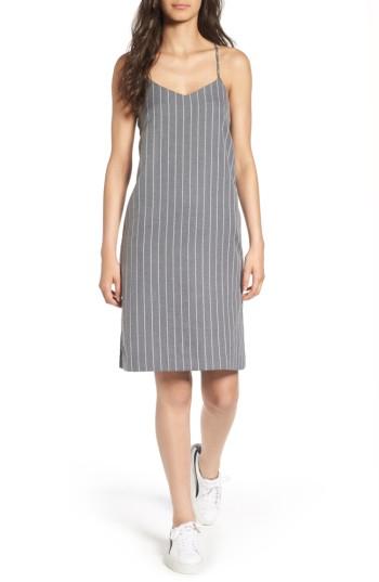 Women's Everly Stripe Slipdress - Grey