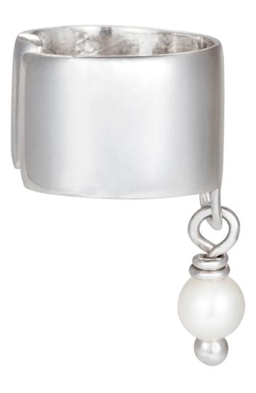 Women's Claudia Bradby Pearl Charm Ear Cuff