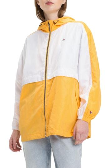Women's Tommy Jeans Tjw Stripe Windbreaker Jacket - Yellow