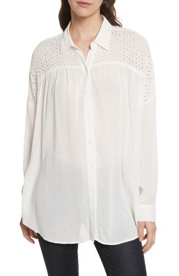 Women's Rebecca Minkoff Pearla Shirt - Ivory