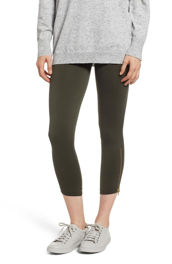 Women's Spanx Look At Me Now Seamless Side Zip Leggings