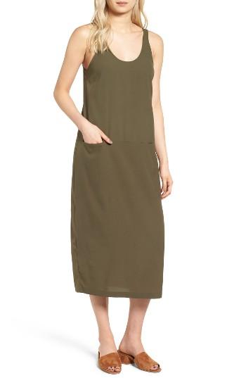 Women's Treasure & Bond Midi Tank Dress, Size - Green