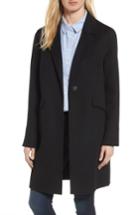 Women's Diane Von Furstenberg Double Face Wool Blend Walker - Black