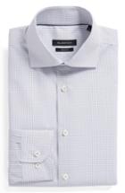 Men's Bugatchi Trim Fit Print Dress Shirt .5 - White