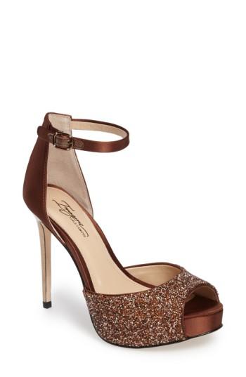 Women's Imagine By Vince Camuto Karleigh Platform Sandal .5 M - Metallic