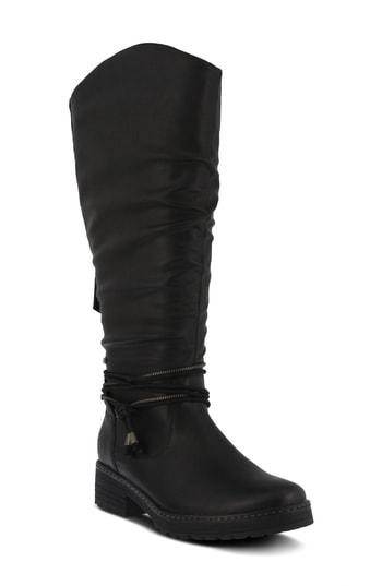 Women's Spring Step Vanquish Knee High Boot .5-6us / 36eu - Black