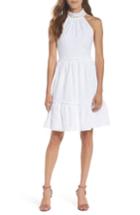 Women's Nsr Devon Eyelet Halter Dress - White