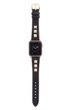Women's Bezels And Bytes Studded Leather Apple Watch Strap, 42mm