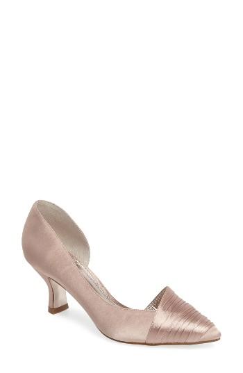 Women's Adrianna Papell 'harriet' Half D'orsay Pump .5 M - Beige