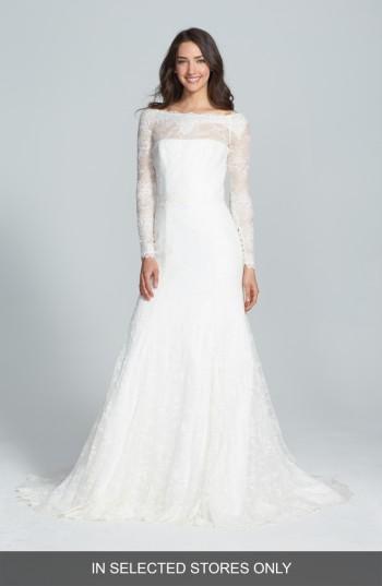 Women's Jesus Peiro Chantilly Lace Mermaid Dress, Size In Store Only - Ivory