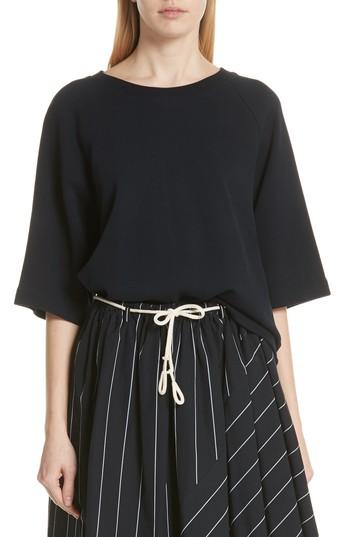 Women's Vince Cotton Sweatshirt - Blue