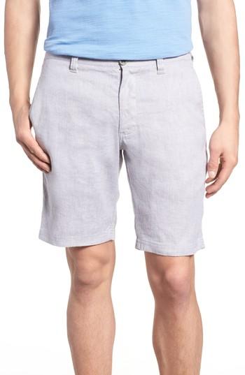 Men's Tommy Bahama Beach Linen Blend Shorts - Grey