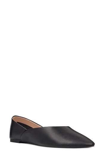 Women's Nine West Monika Skimmer Flat M - Black