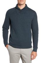 Men's Billy Reid Shawl Collar Pullover, Size - Blue