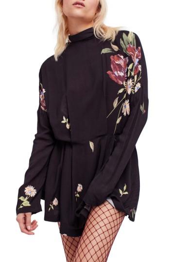 Women's Free People Gemma Minidress - Black