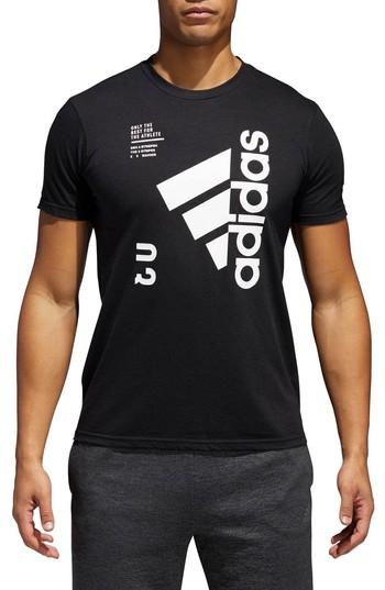 Men's Adidas Jersey Hack Crewneck T-shirt - Black