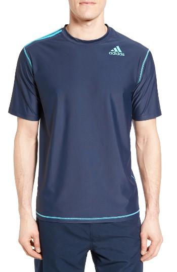 Men's Adidas Rashguard Top - Blue