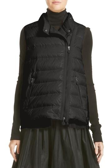Women's Moncler Jane Mixed Media Down Puffer Vest
