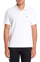 Men's Victorinox Swiss Army 'vx Stretch' Tailored Fit Pique Polo, Size - White (online Only)
