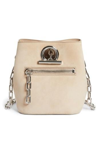 Alexander Wang Riot Suede Crossbody Bag - Beige