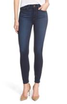 Women's Paige Transcend - Hoxton High Waist Ankle Ultra Skinny Jeans - Blue