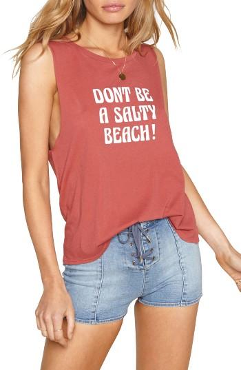Women's Amuse Society Beach Buns Tank - Orange