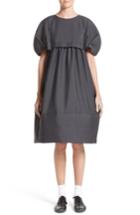 Women's Comme Des Garcons Tropical Wool & Kid Mohair Midi Dress