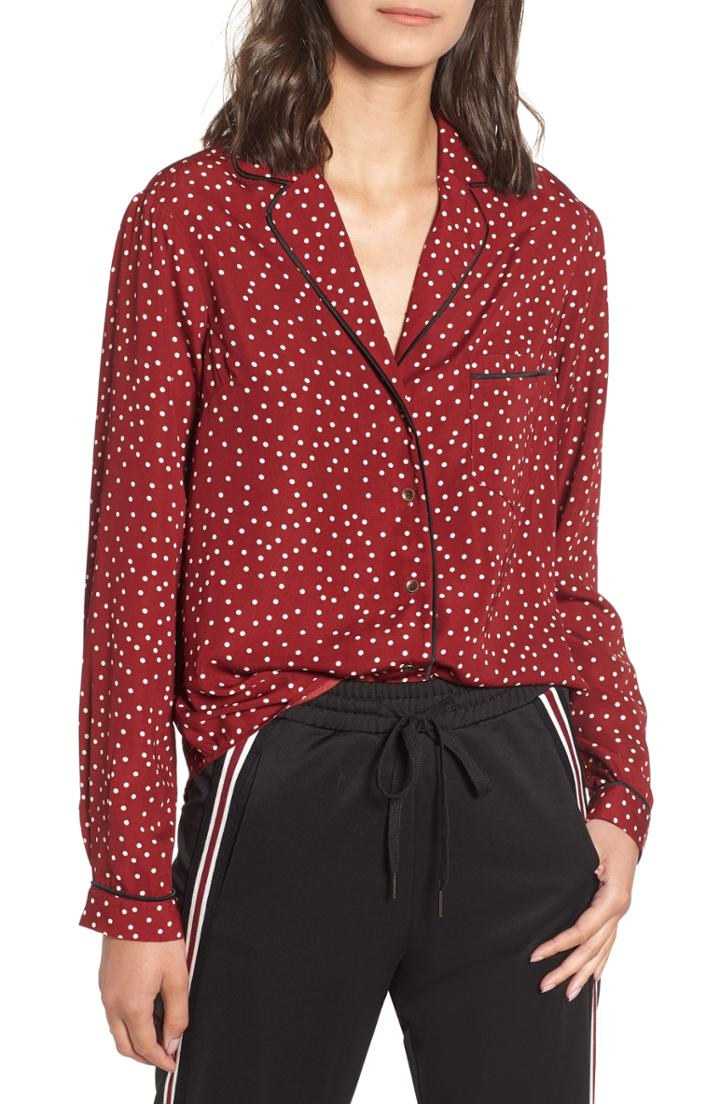 Women's Heartloom Benny Polka Dot Blouse