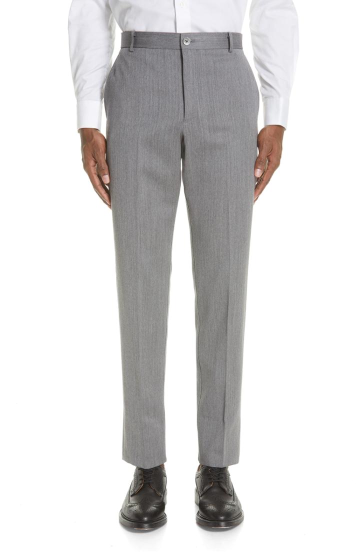 Men's Thom Browne Unconstructed Chinos - Grey