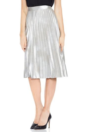 Women's Vince Camuto Foiled Pleat Skirt