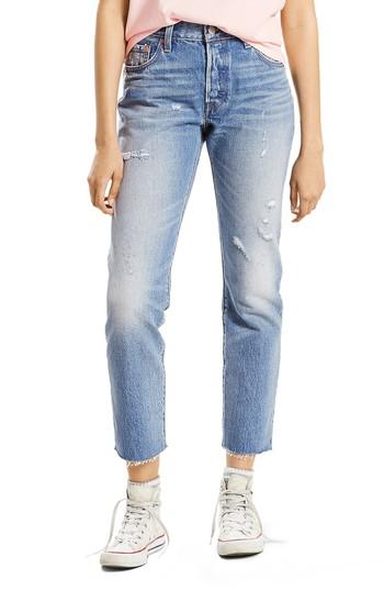 Women's Levi's 501 High Waist Straight Leg Jeans