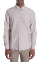 Men's A.p.c. Oxford Sport Shirt - Red