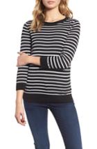 Women's 1901 Back Button Crewneck Sweater, Size - Black