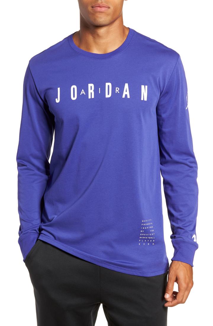 Men's Nike Jordan Basketball T-shirt - Blue
