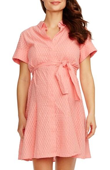 Women's Rosie Pope 'ali' Maternity Shirtdress