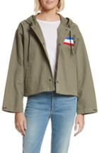 Women's Etre Cecile Crop Oversize Parka - Green