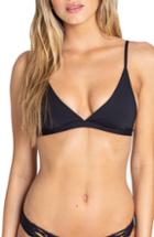 Women's Billabong Sol Searcher Triangle Bikini Top - Black